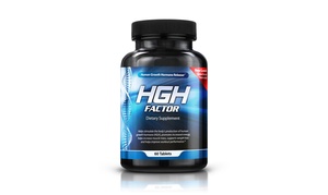 HGH Factor Bottle - Natural Muscle Building Enhancer (60, 120, or 180 ct) 