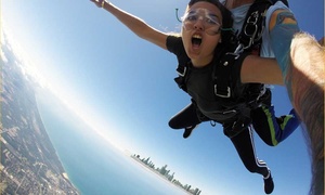 Enjoy Breathtaking Views with Tandem Skydive Jump - One to Four People