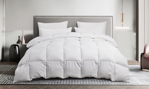 Serta All Seasons Hypoallergenic Microfiber Feather & Down Comforter