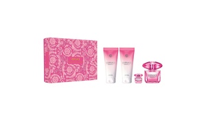 Versace Bright Crystal Absolu EDP 4 Pcs Gift Set For Women